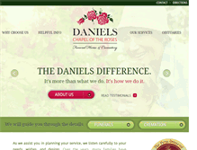 Tablet Screenshot of danielschapeloftheroses.com